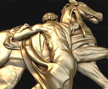 3D model Taming the horse (STL)